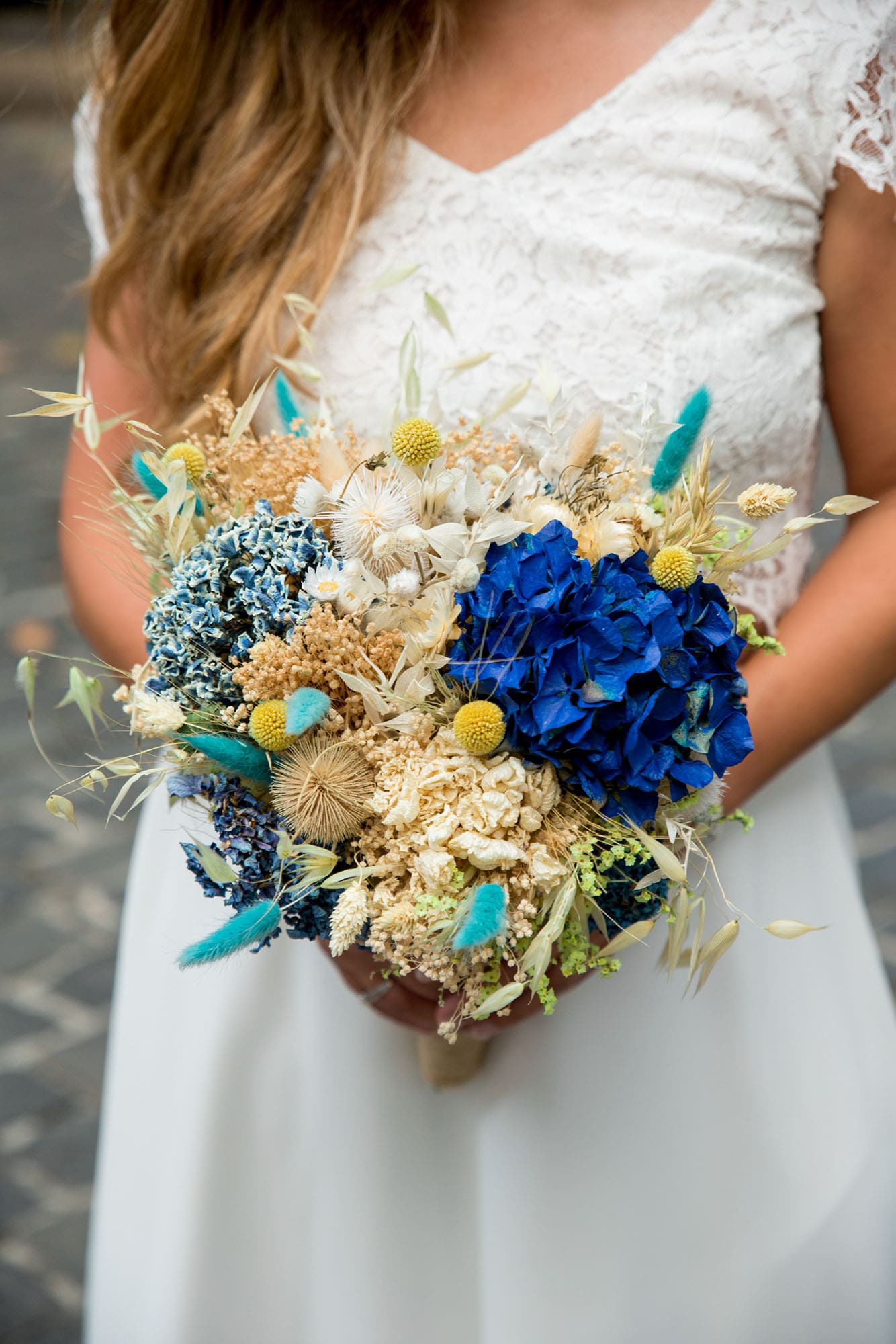 Fleuriste Sète Mariage Bouquet de fleurs séchées