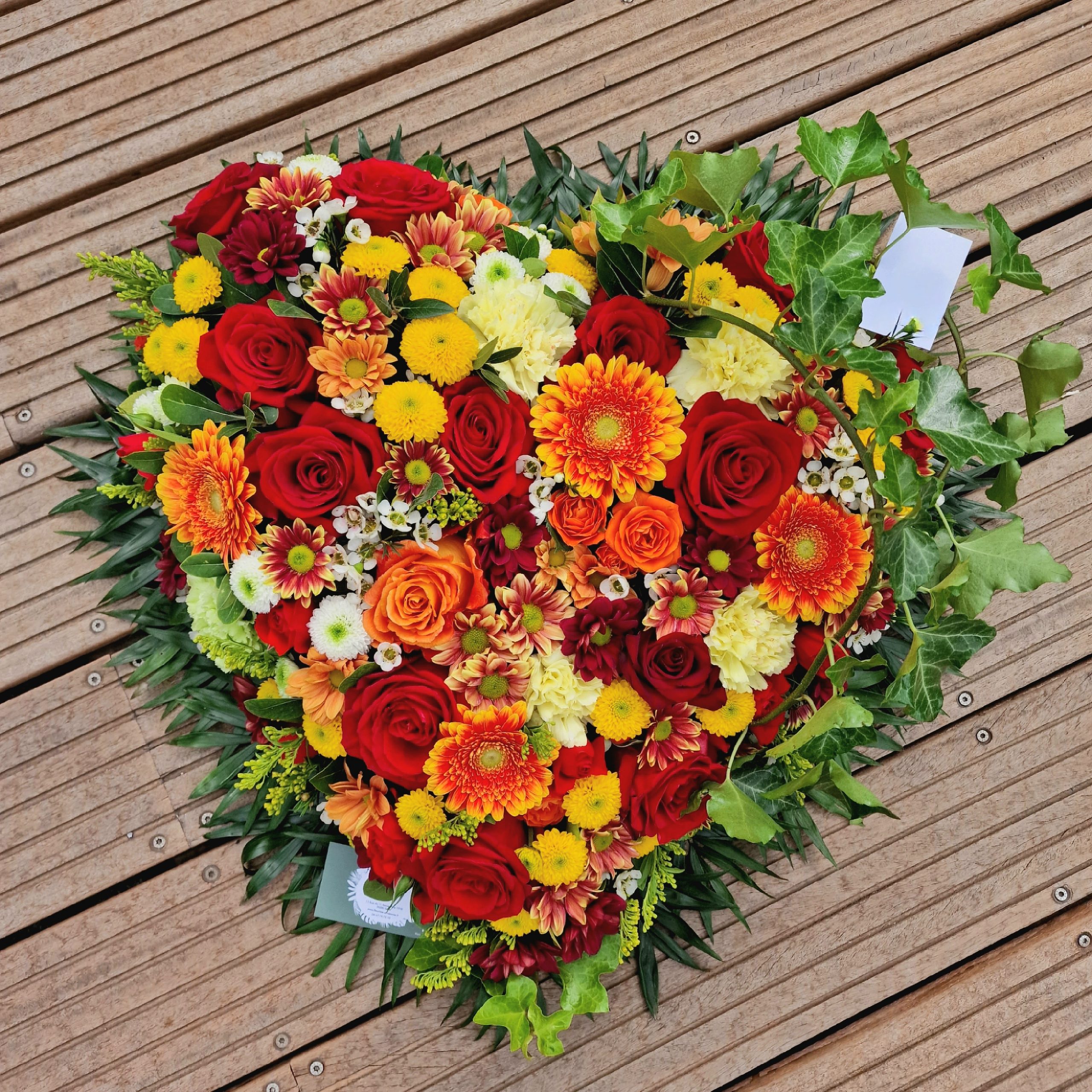 Cœur Deuil Fleuriste Sète Amazonie