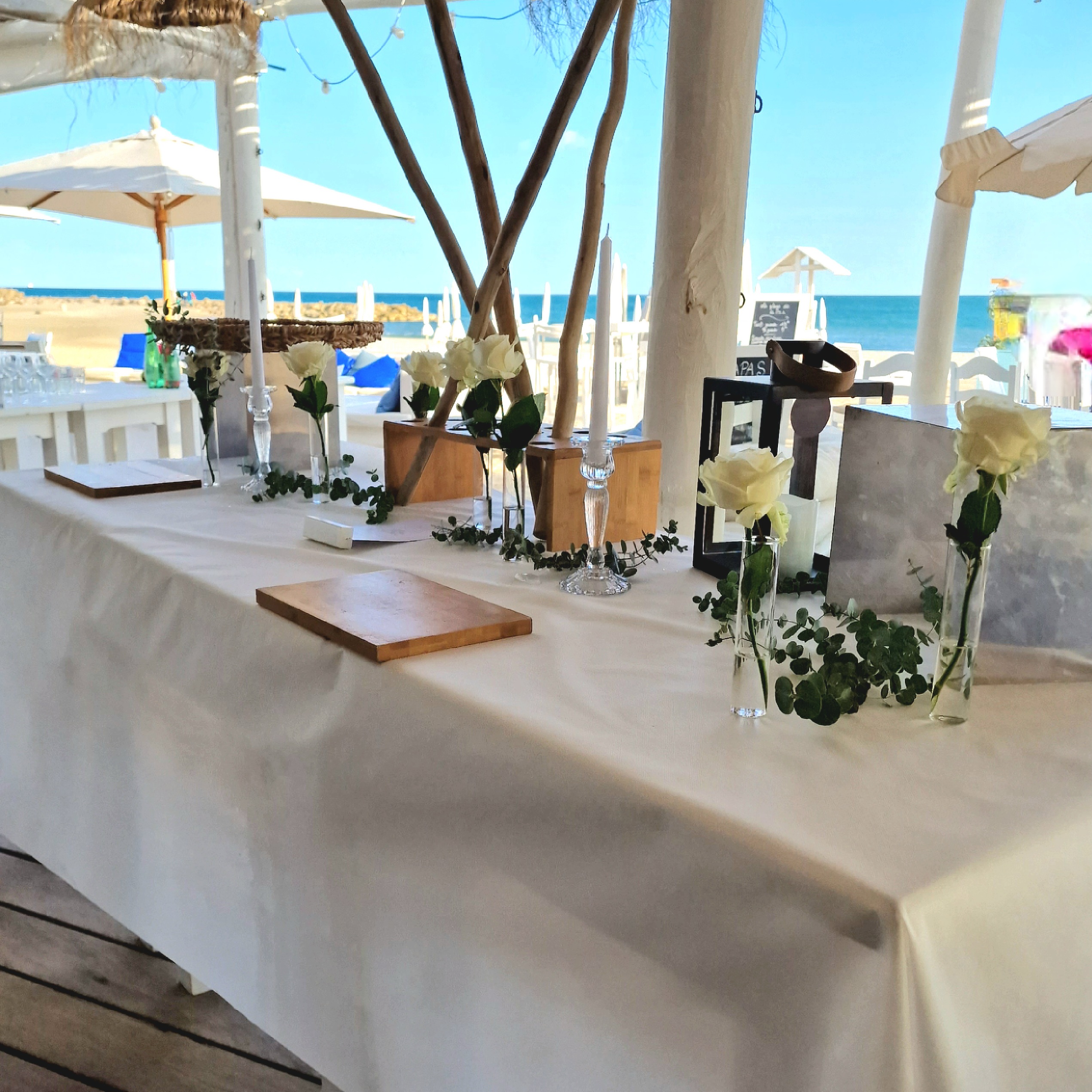 Mariage Décoration florale tables Fleuriste Amazonie