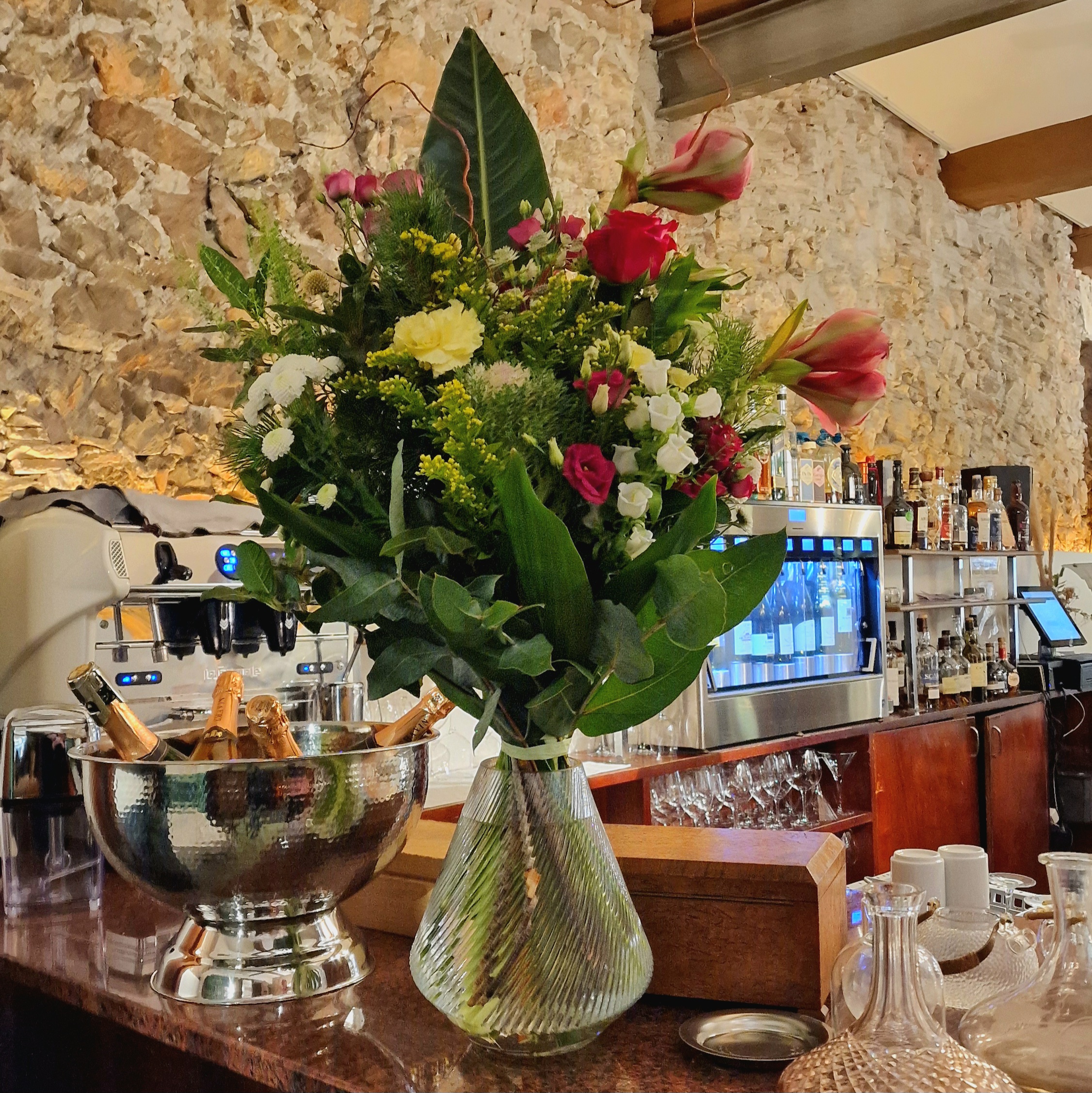 Décoration florale événement professionnel pro séminaire Fleuriste Sète