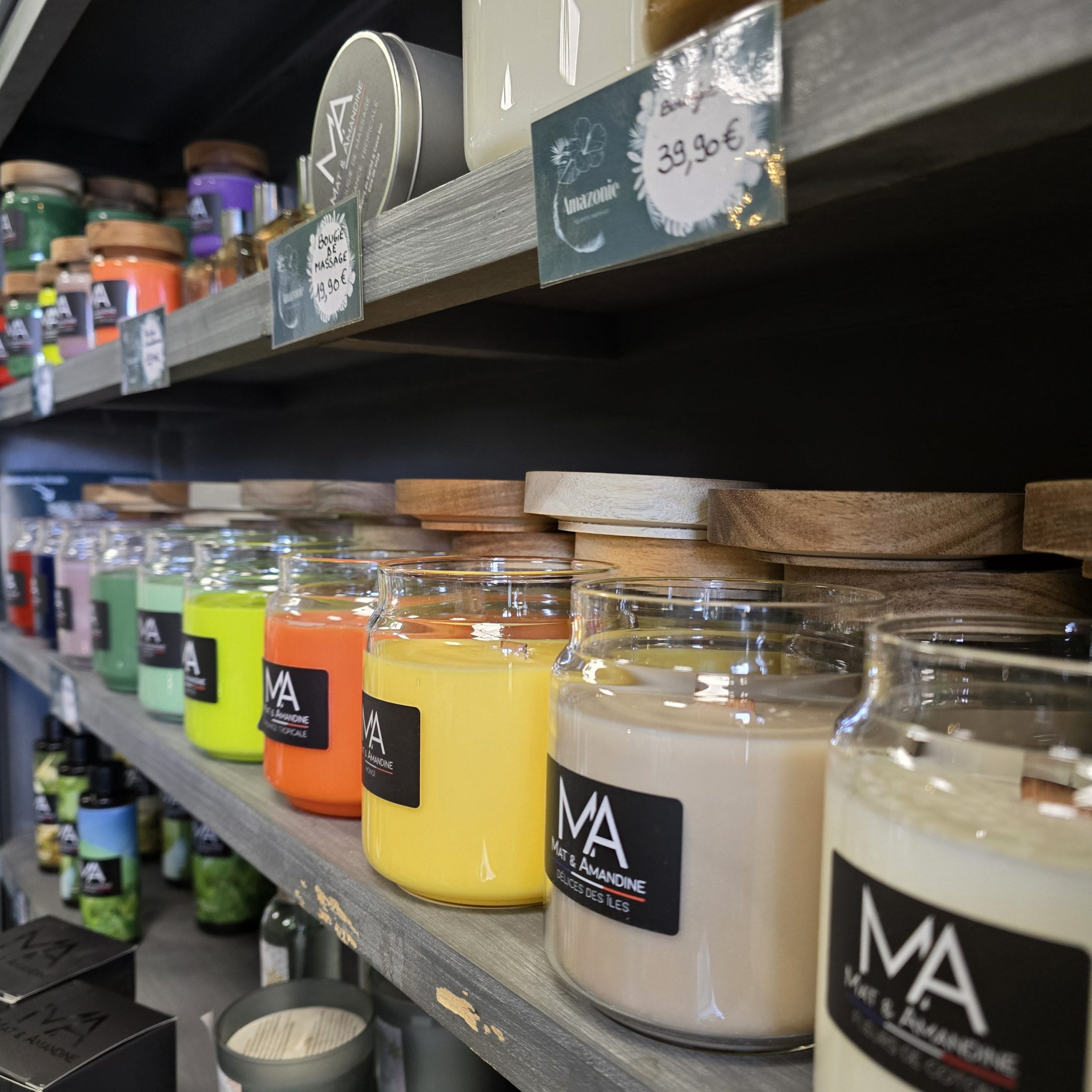 Bougies Mat&Amandine Fleuriste Amazonie Sète