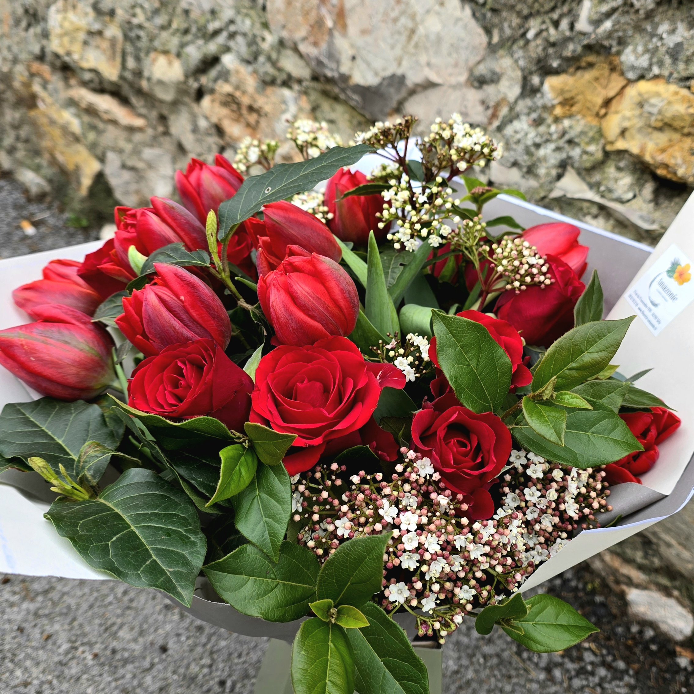 Bouquet tulipes d'amour