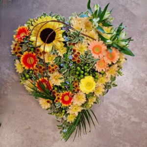 Cœur de fleurs Soleil