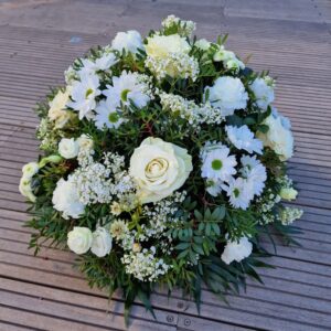 Coussin de deuil blanc